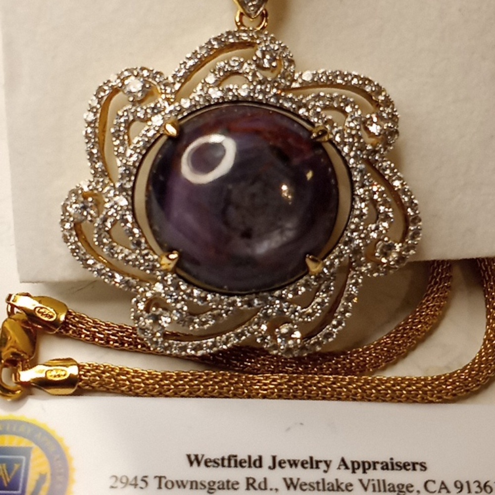 Silver Ruby Pendant - image 2